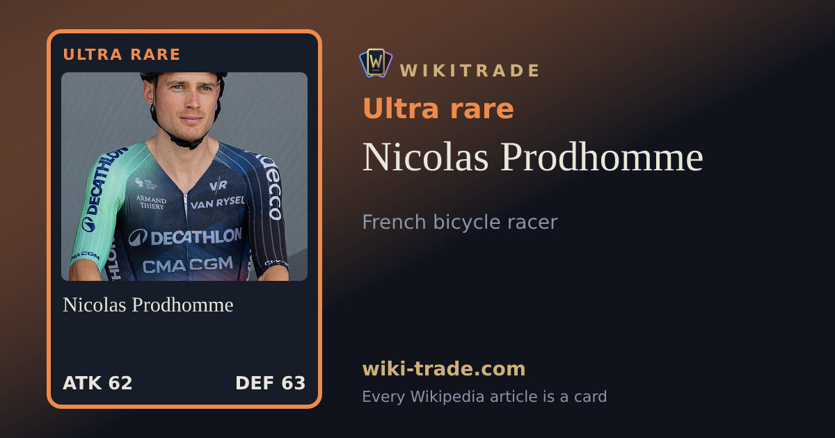 Nicolas Prodhomme — Ultra rare card