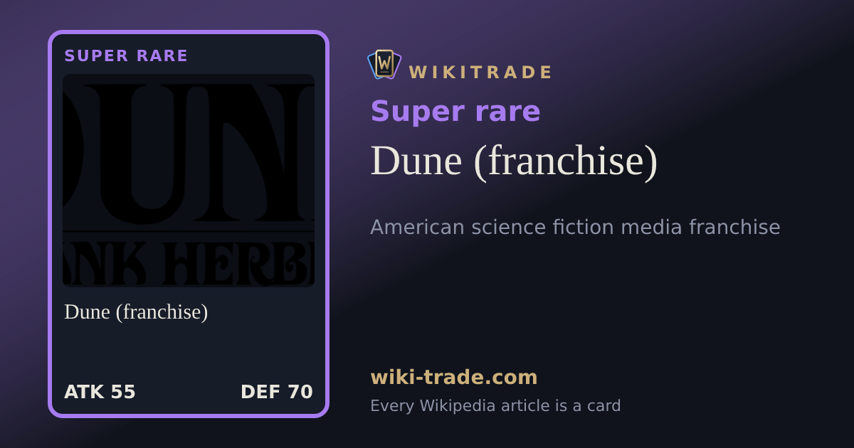 Dune (franchise) — Super rare card