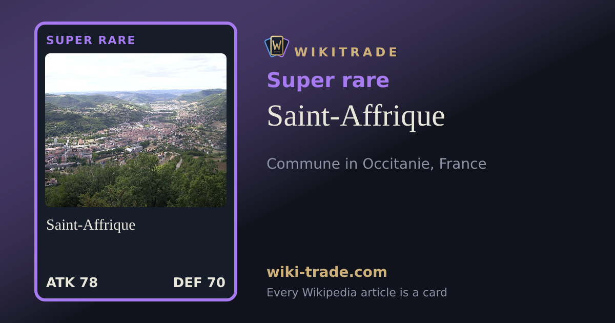 Saint-Affrique — Super rare card