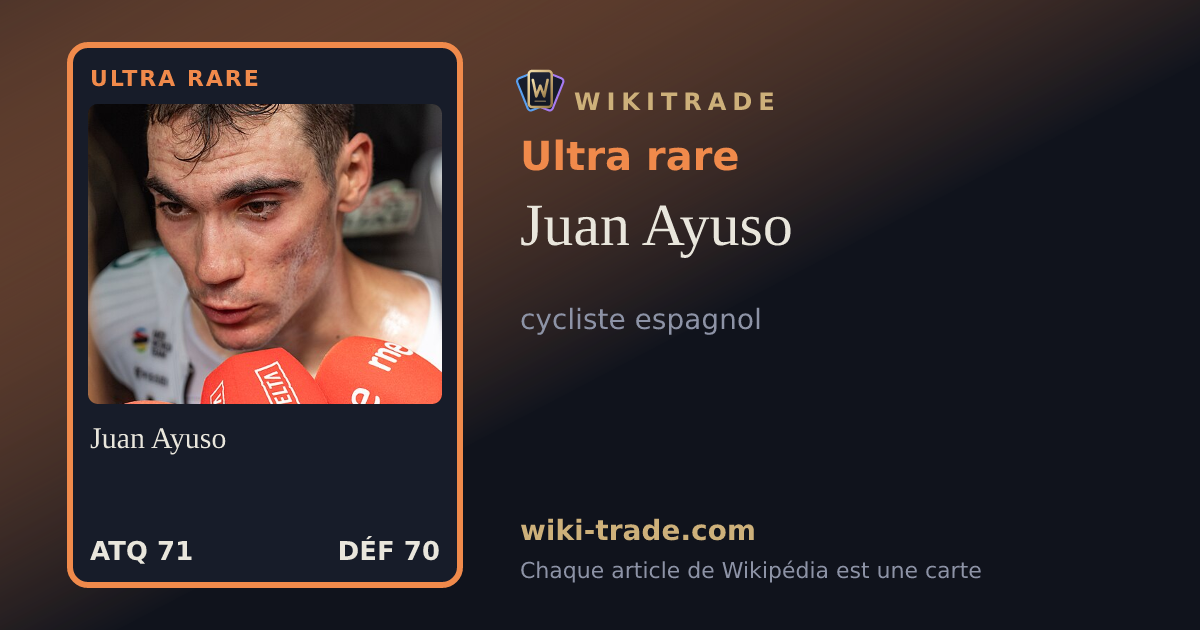 Juan Ayuso — carte Ultra rare