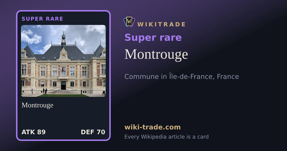 Montrouge — Super rare card