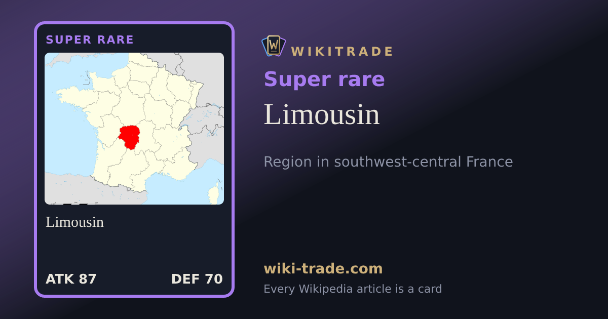 Limousin — Super rare card
