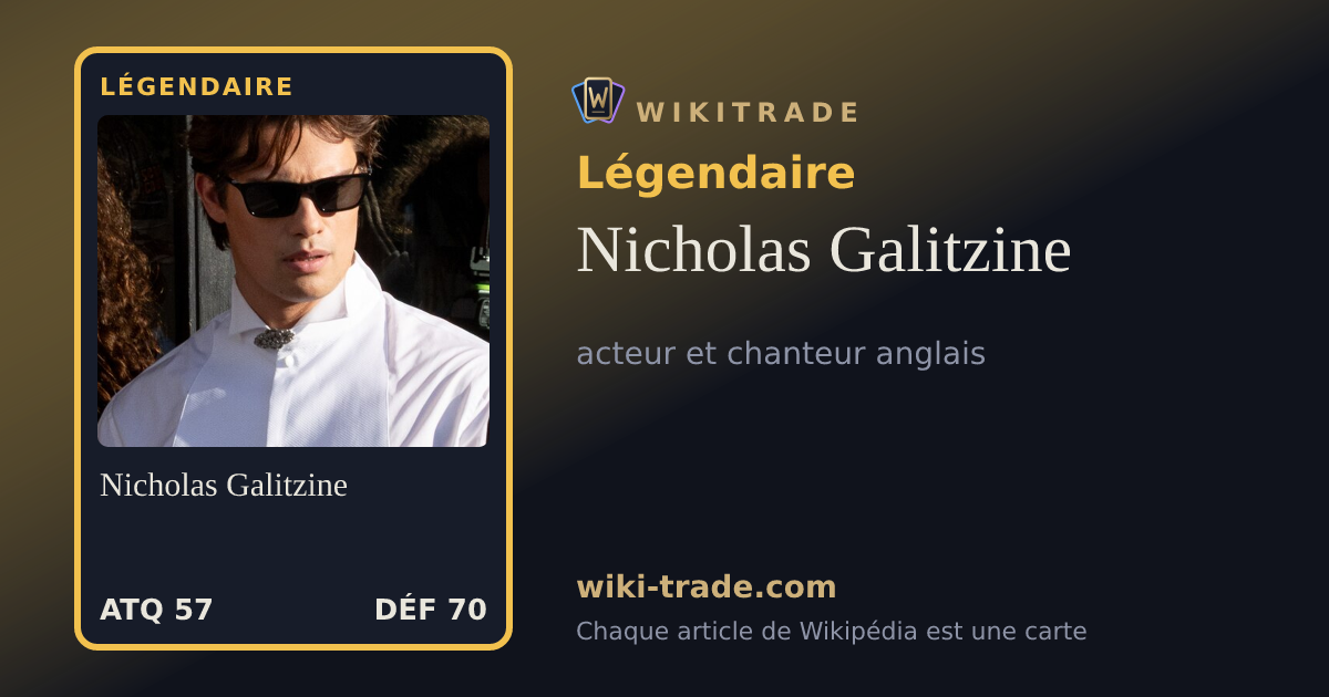 Nicholas Galitzine — carte Légendaire