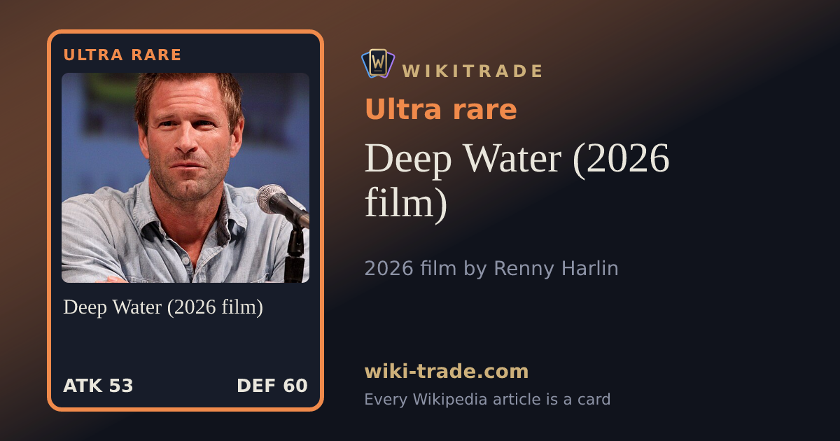 Deep Water (2026 film) — Ultra rare card