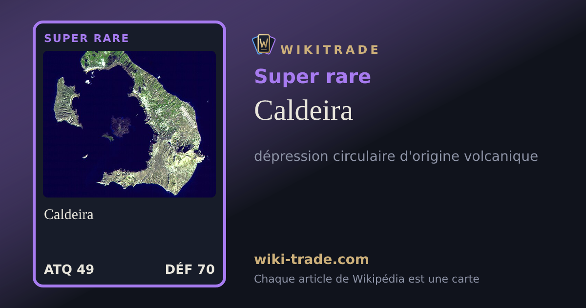 Caldeira — carte Super rare