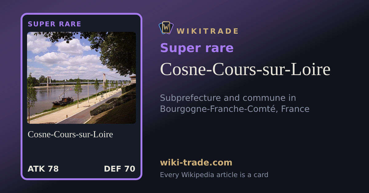 Cosne-Cours-sur-Loire — Super rare card