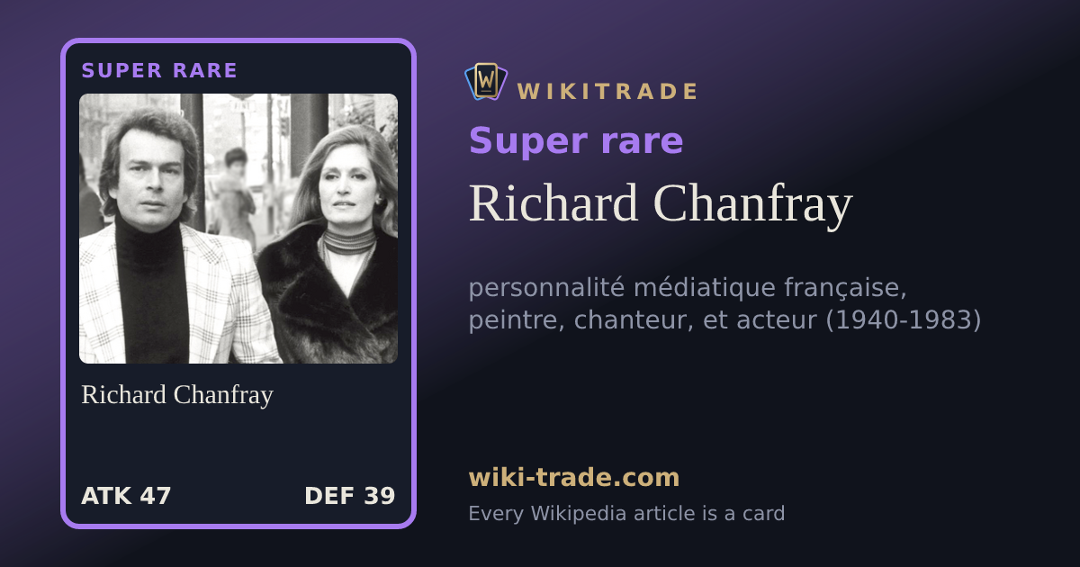 Richard Chanfray — Super rare card