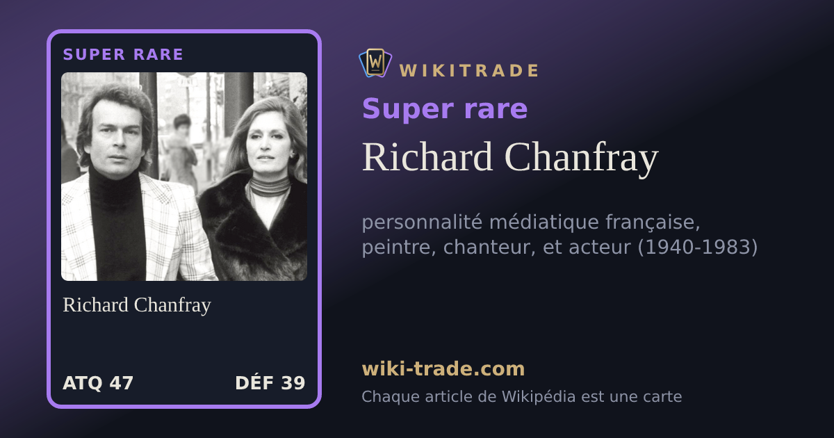 Richard Chanfray — carte Super rare