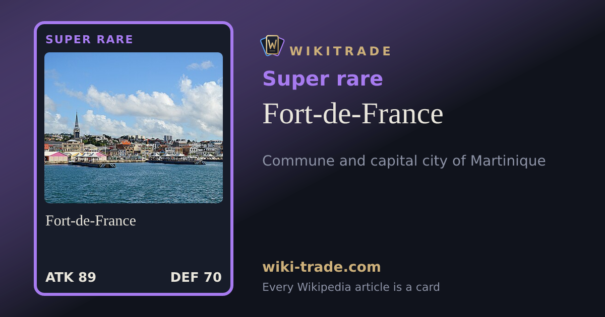 Fort-de-France — Super rare card