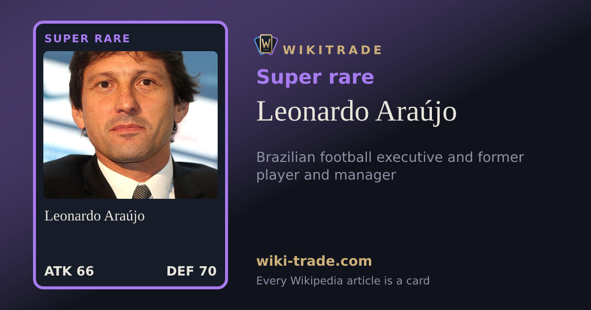 Leonardo Araújo — Super rare card