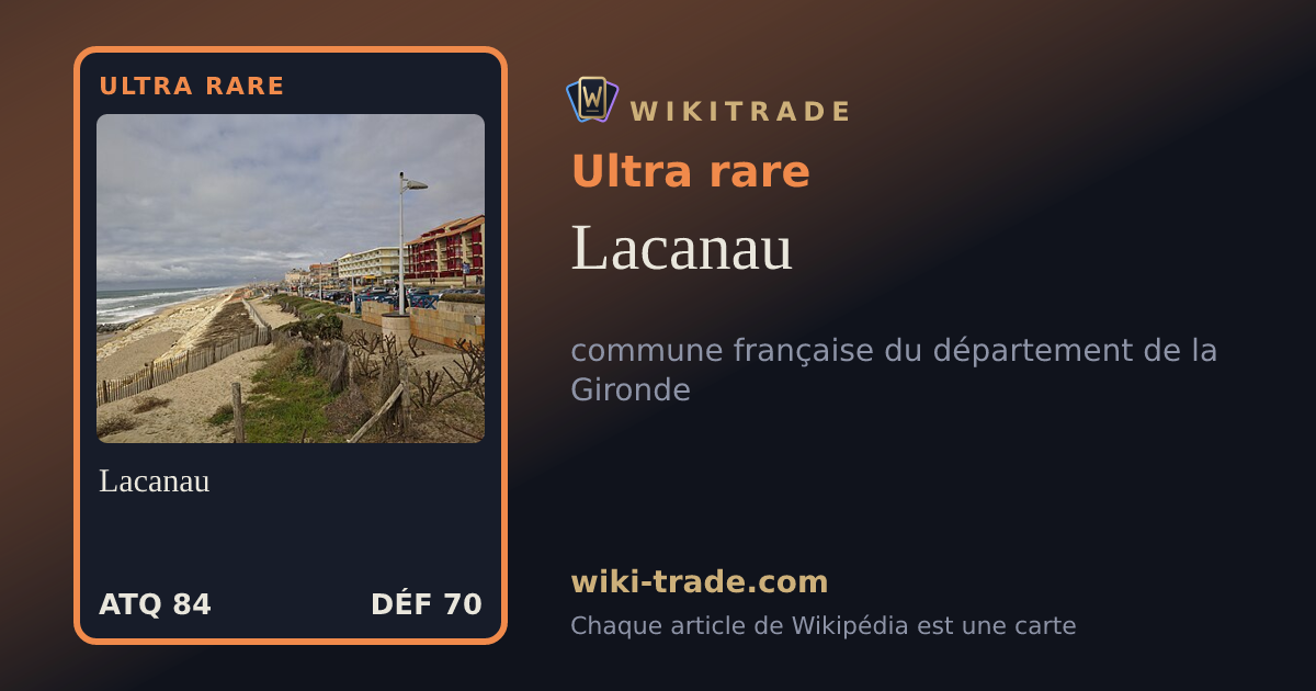 Lacanau — carte Ultra rare