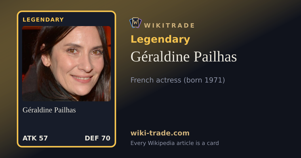 Géraldine Pailhas — Legendary card