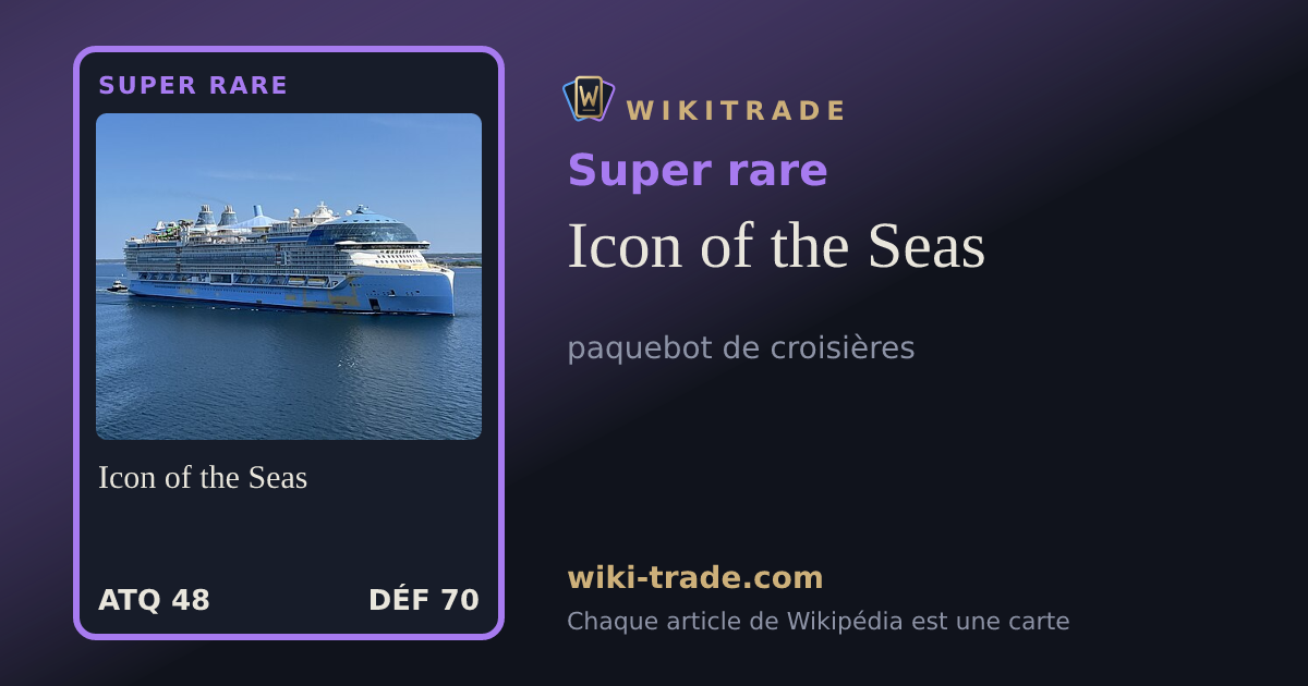 Icon of the Seas — carte Super rare