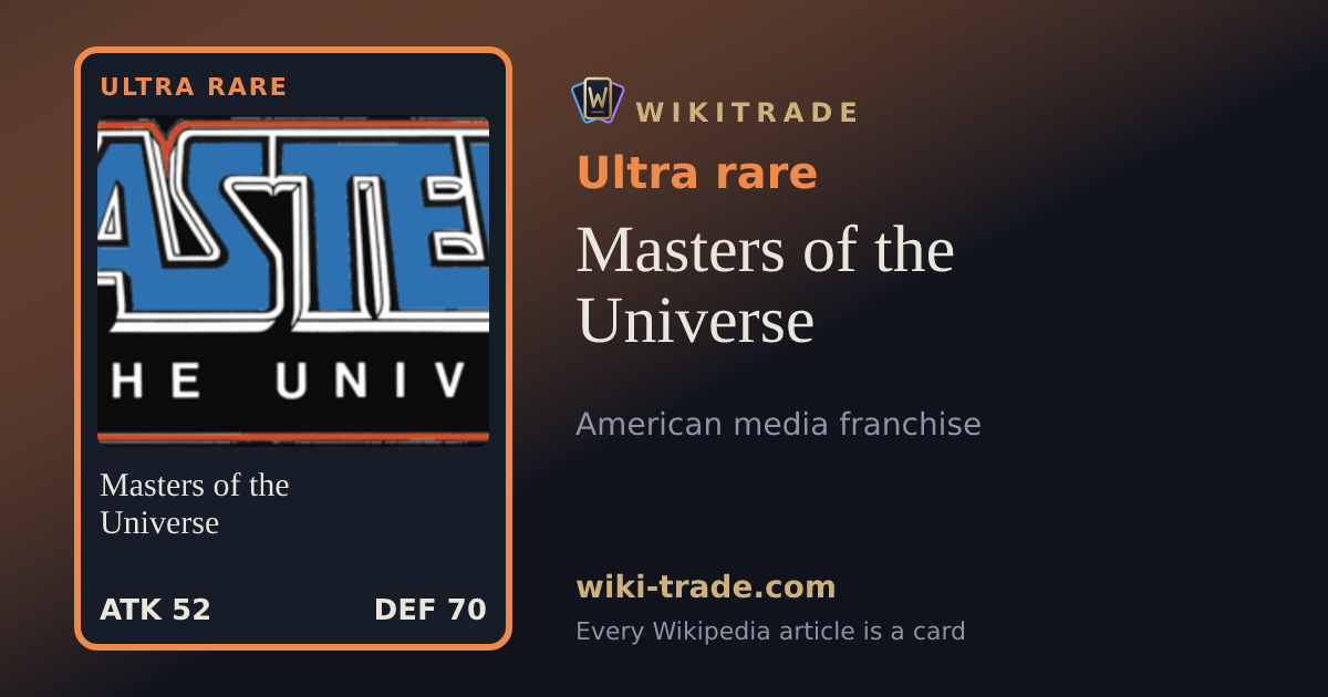 Masters of the Universe — Ultra rare card