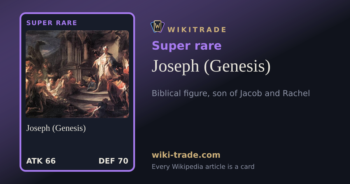 Joseph (Genesis) — Super rare card