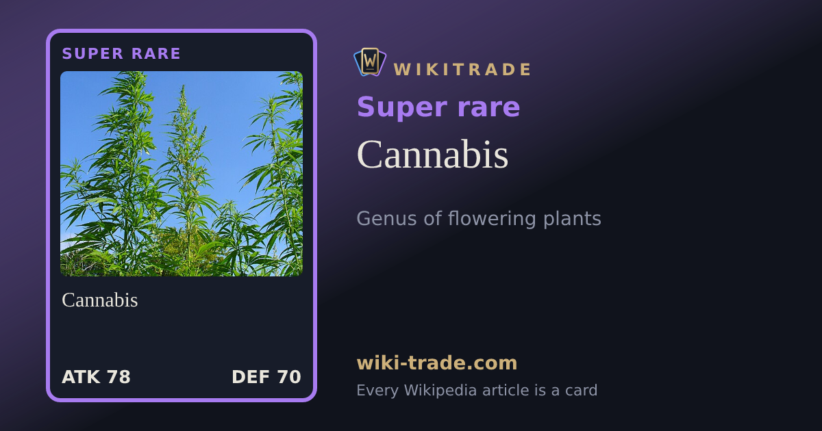 Cannabis — Super rare card