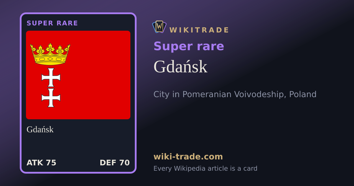 Gdańsk — Super rare card