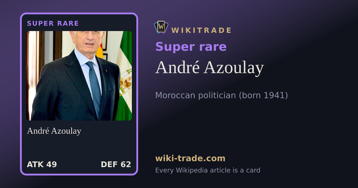 André Azoulay — Super rare card