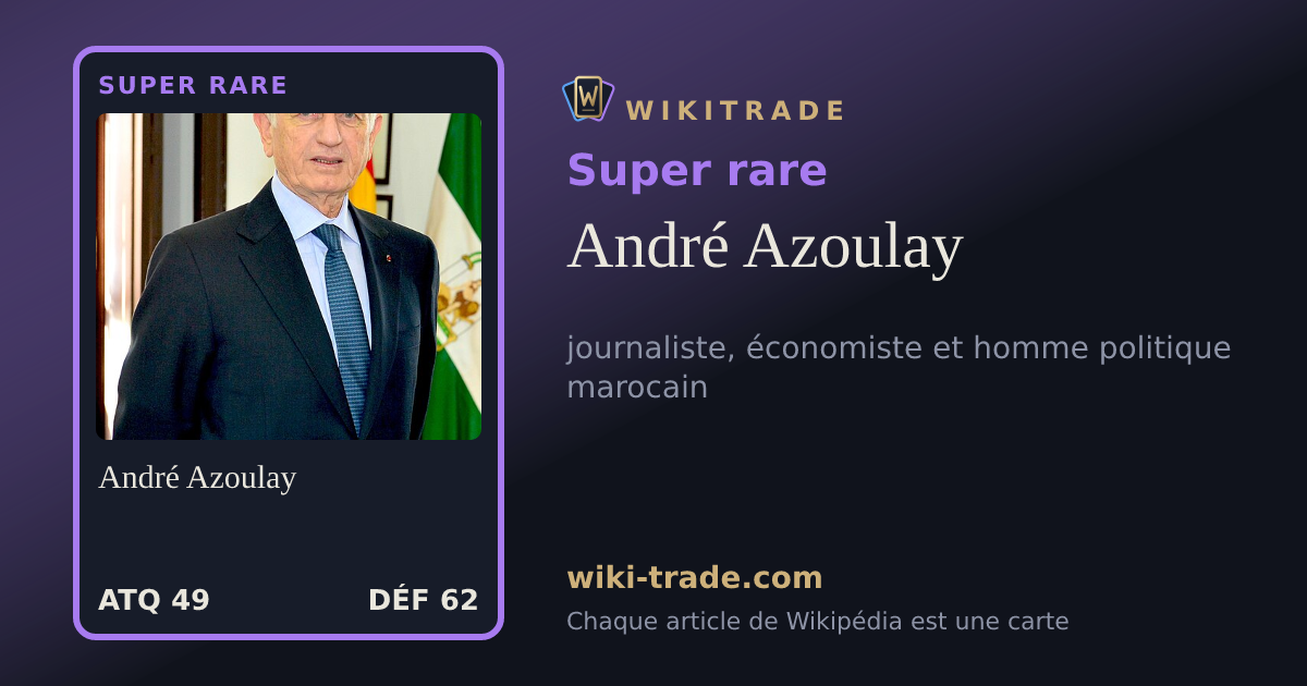 André Azoulay — carte Super rare
