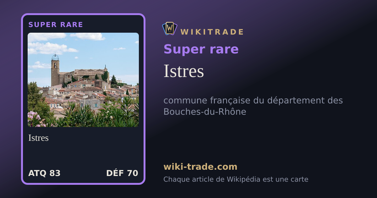 Istres — carte Super rare