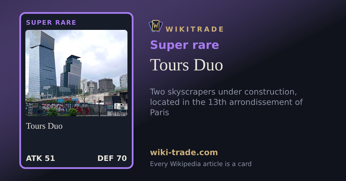 Tours Duo — Super rare card