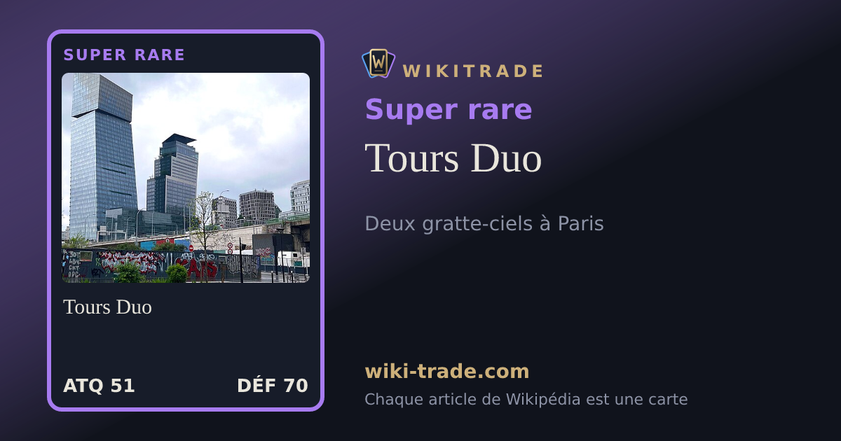 Tours Duo — carte Super rare