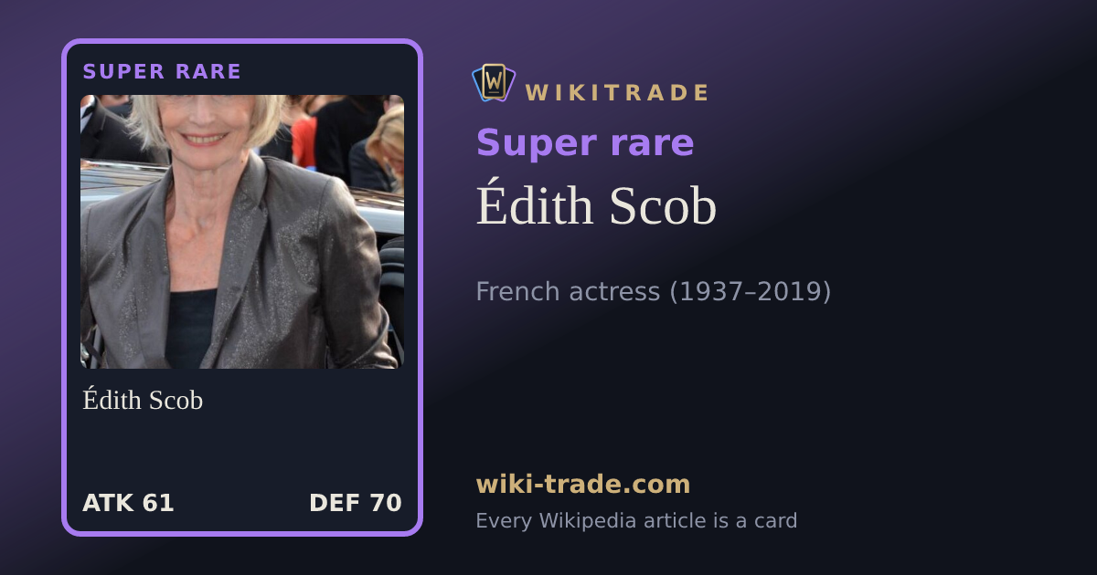 Édith Scob — Super rare card