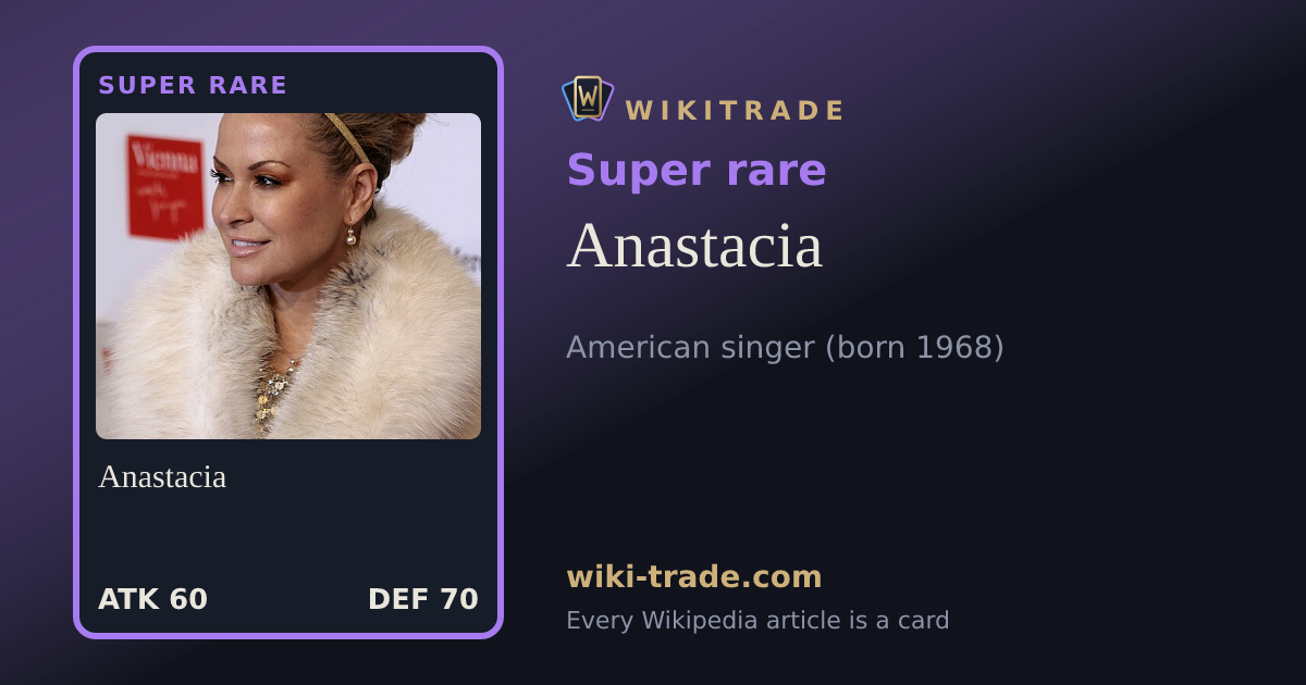 Anastacia — Super rare card
