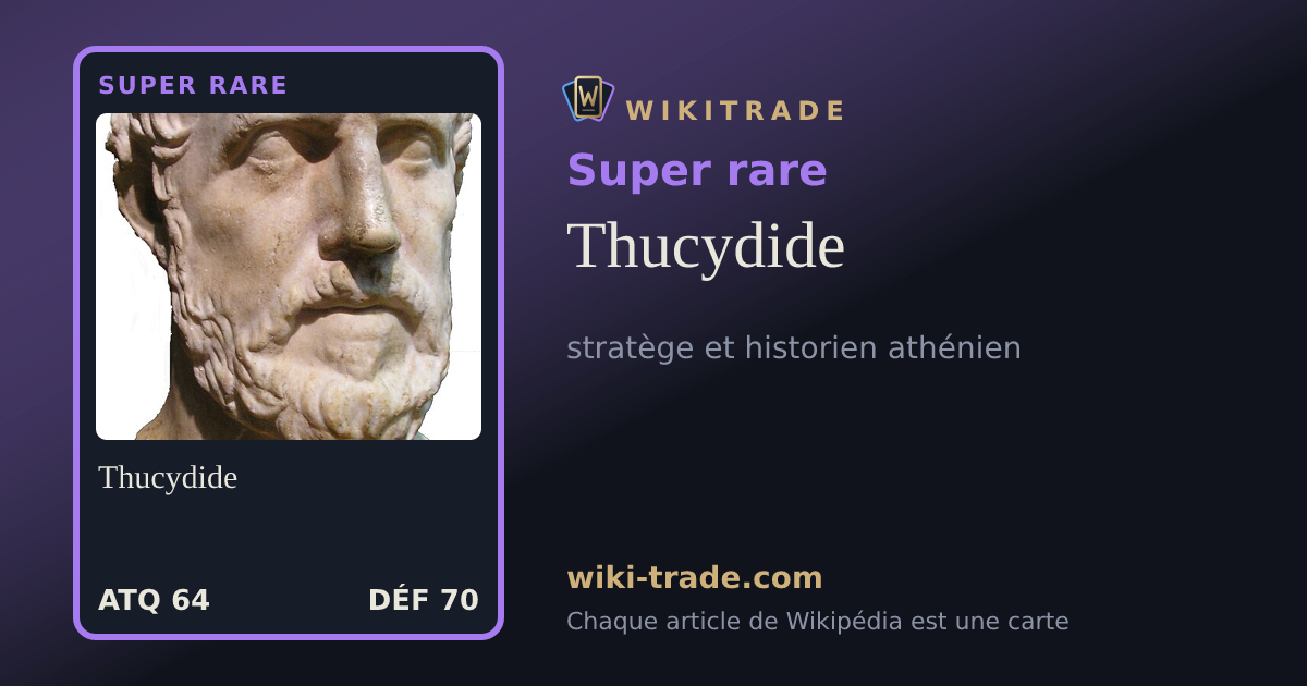 Thucydide — carte Super rare