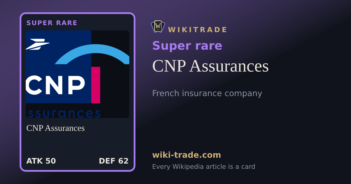 CNP Assurances — Super rare card