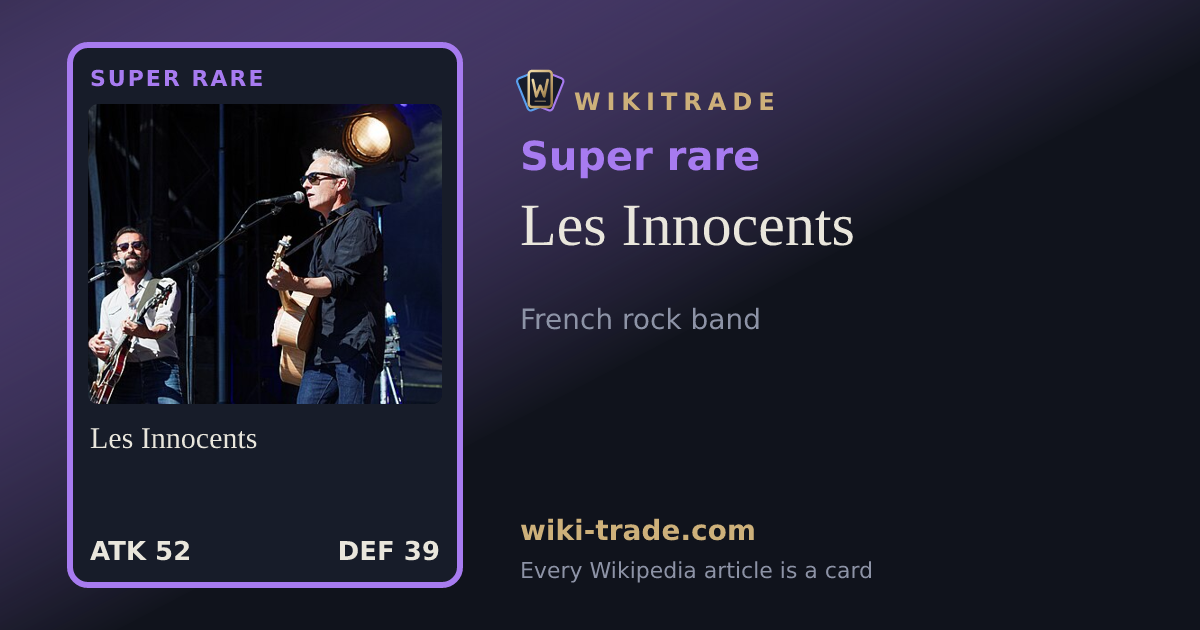 Les Innocents — Super rare card