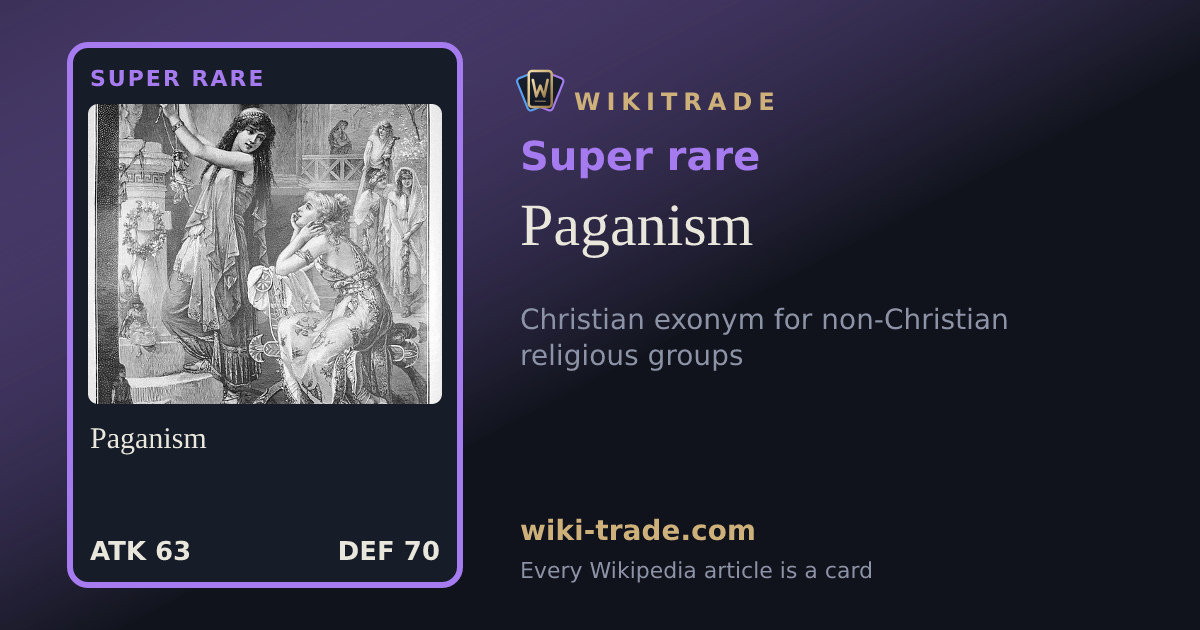 Paganism — Super rare card