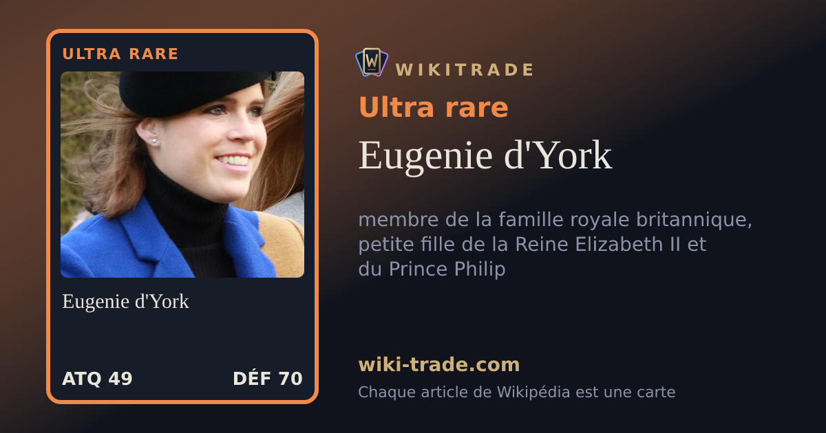 Eugenie d'York — carte Ultra rare