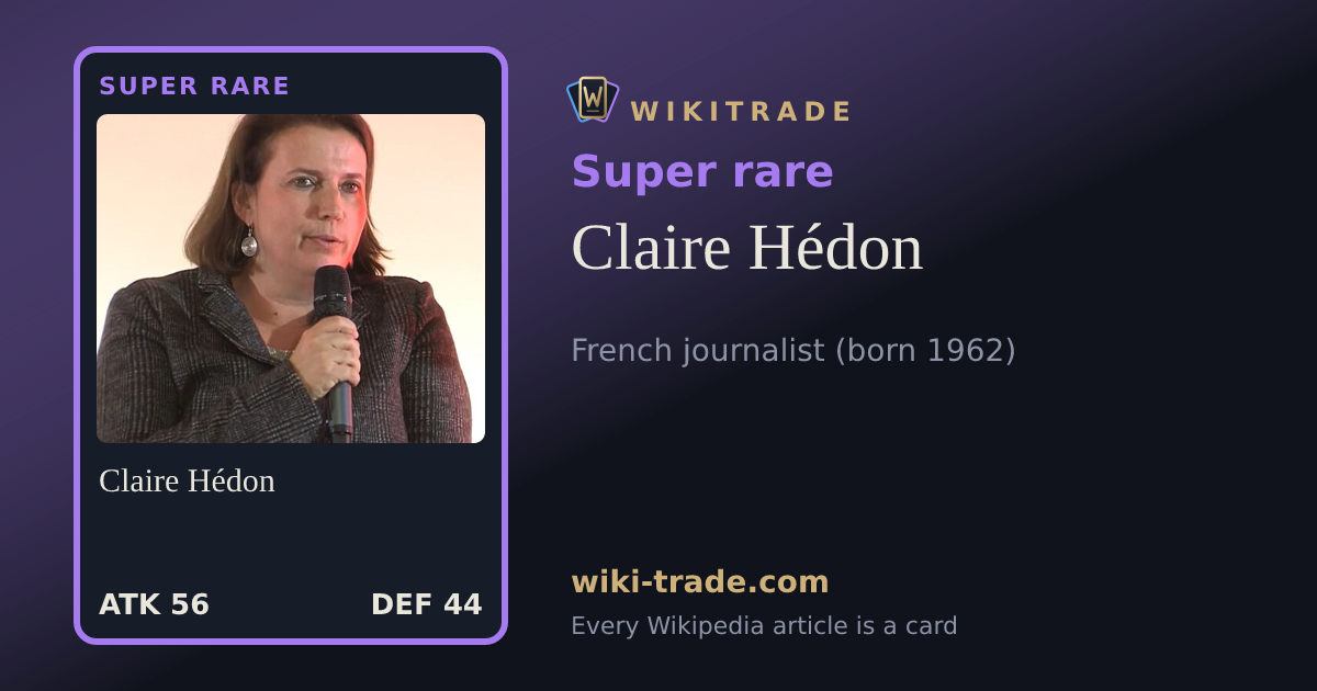 Claire Hédon — Super rare card