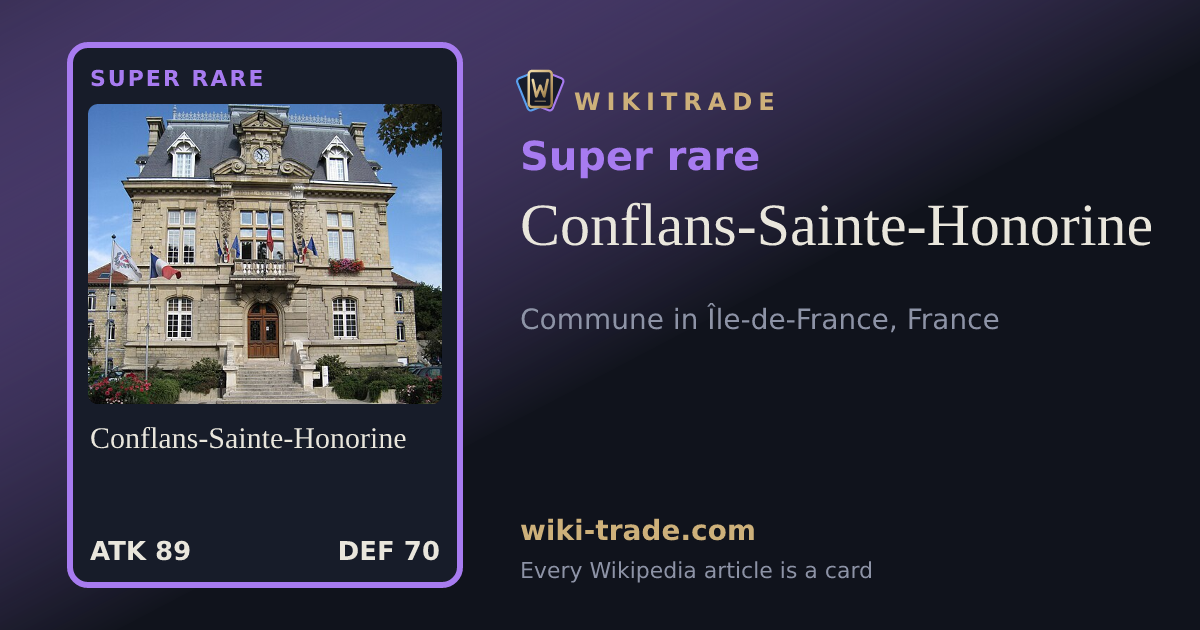 Conflans-Sainte-Honorine — Super rare card