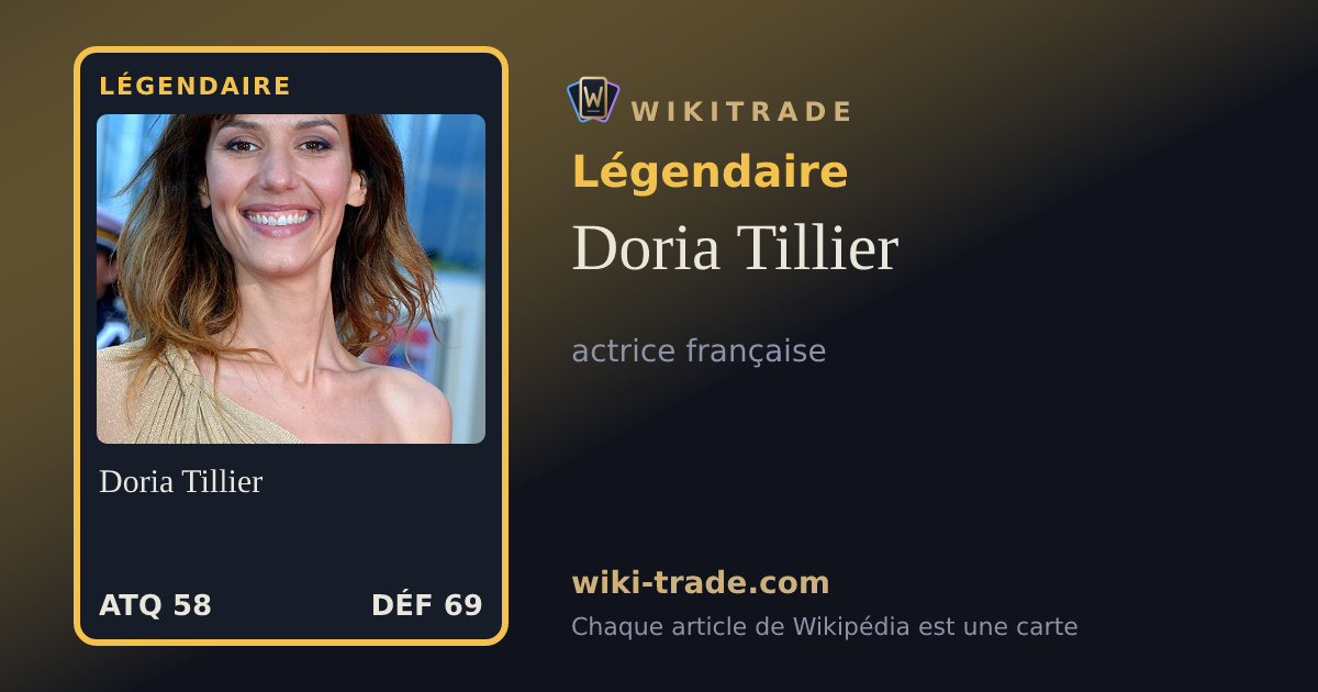 Doria Tillier — carte Légendaire