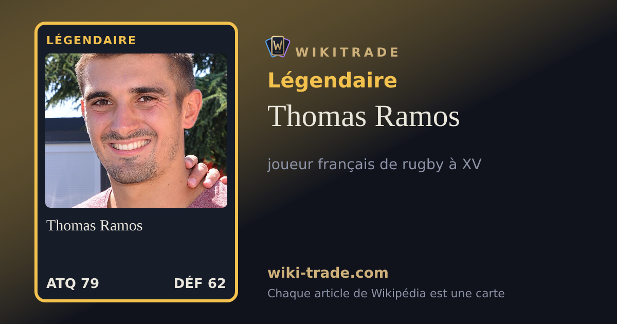Thomas Ramos — carte Légendaire
