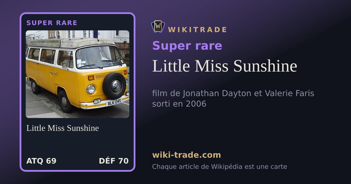 Little Miss Sunshine — carte Super rare