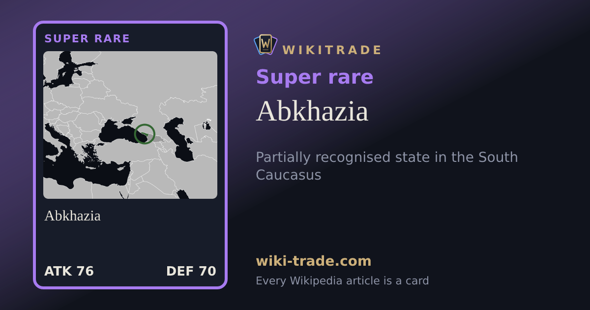 Abkhazia — Super rare card