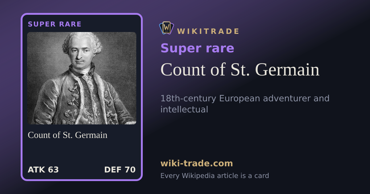 Count of St. Germain — Super rare card