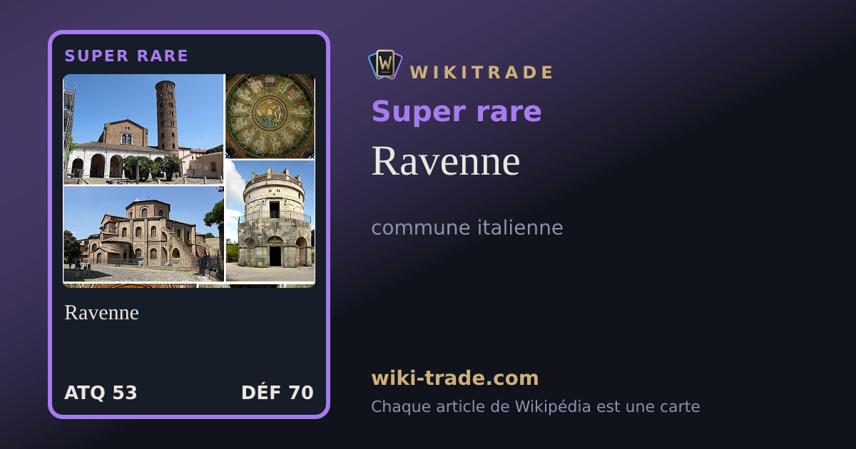 Ravenne — carte Super rare