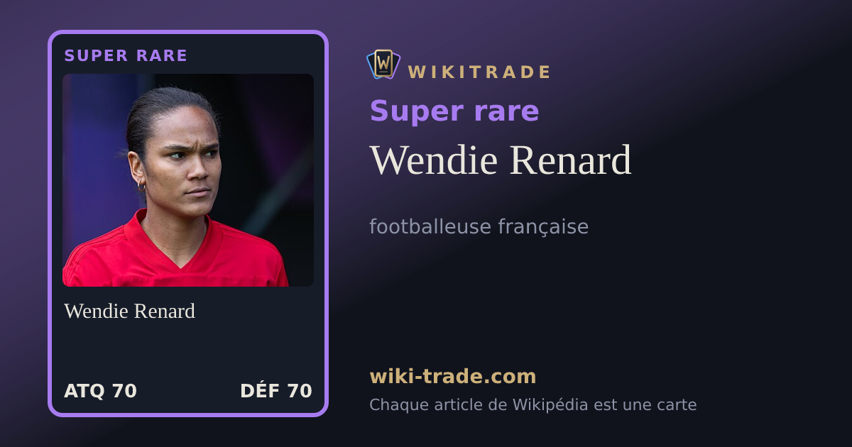 Wendie Renard — carte Super rare