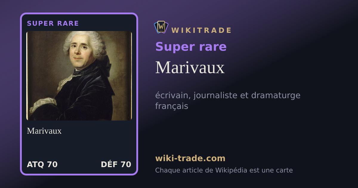 Marivaux — carte Super rare