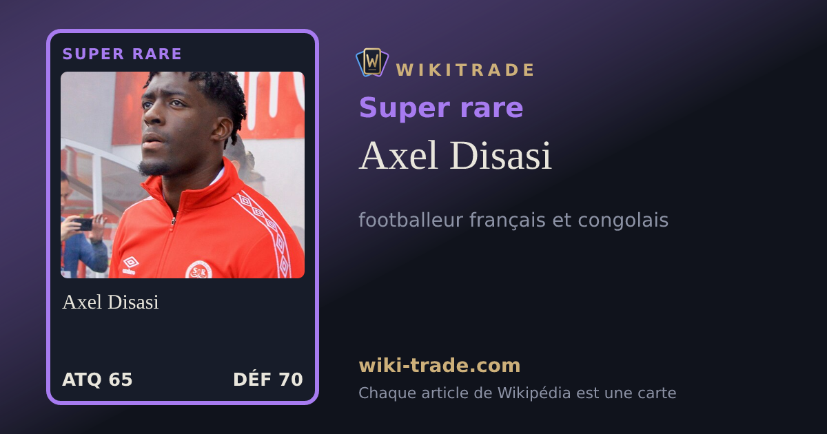 Axel Disasi — carte Super rare