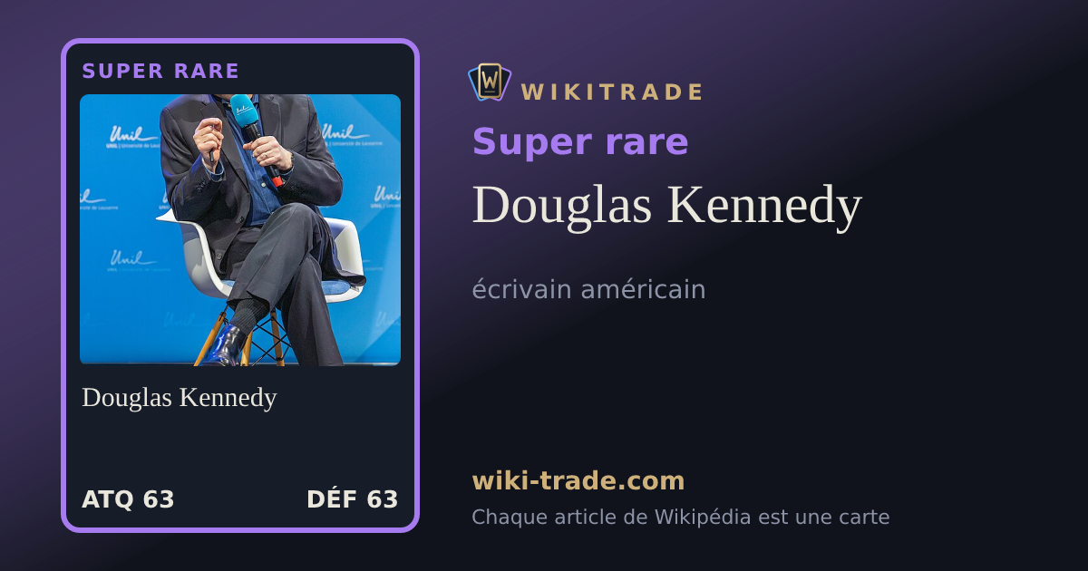 Douglas Kennedy — carte Super rare