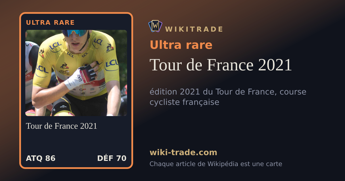 Tour de France 2021 — carte Ultra rare