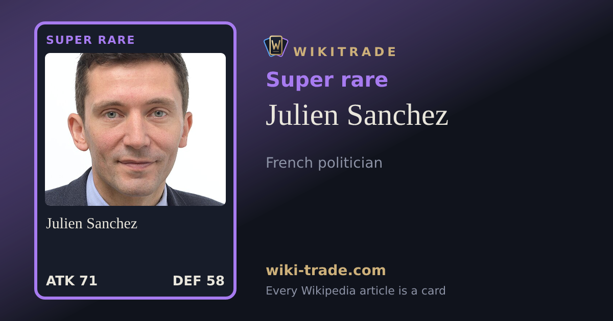Julien Sanchez — Super rare card
