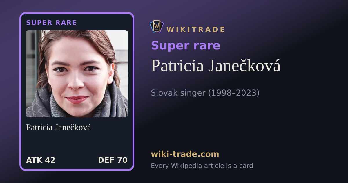 Patricia Janečková — Super rare card