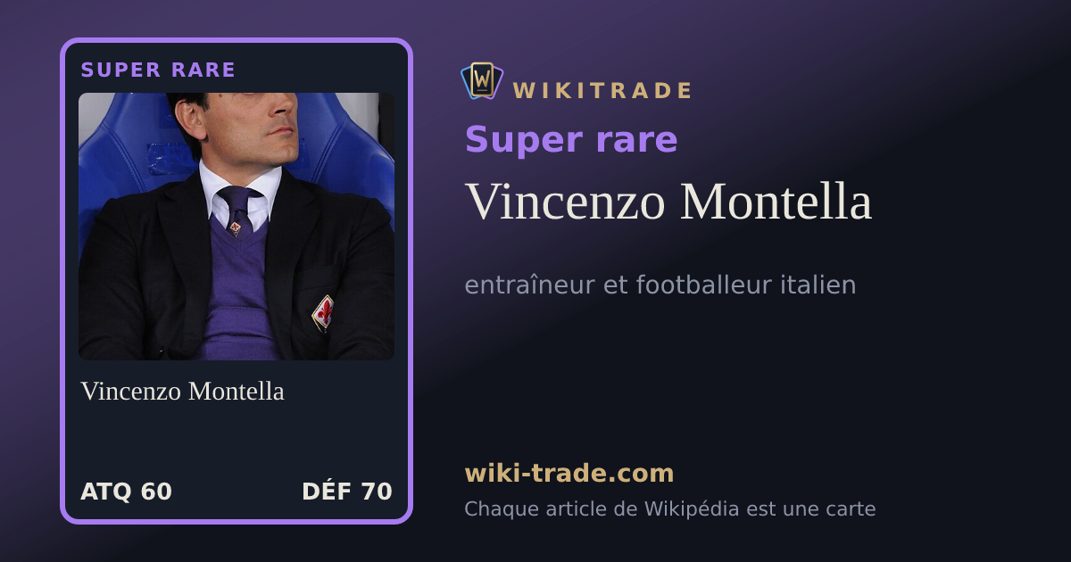 Vincenzo Montella — carte Super rare