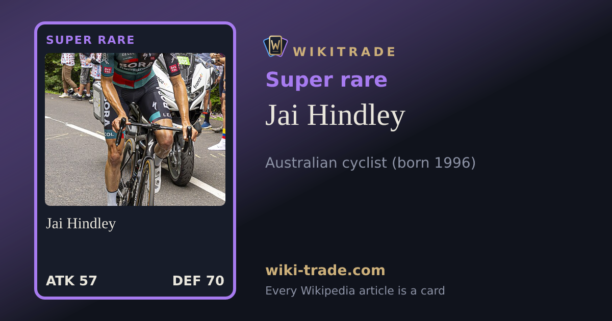 Jai Hindley — Super rare card